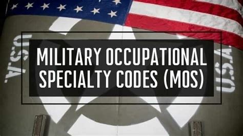 US Army Military Occupational Specialties