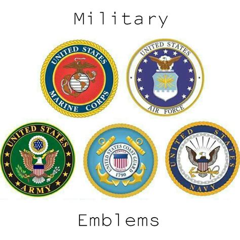 US Army Navy Air Force Emblems