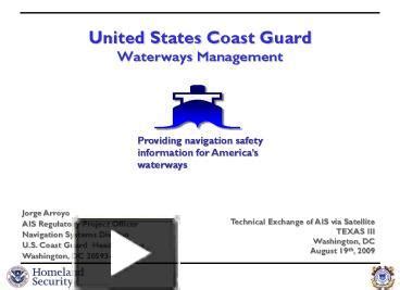 US Coast Guard Waterway Management