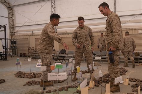 US Marines conducting logistics operations