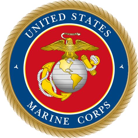 Colors of the US Marines Logo