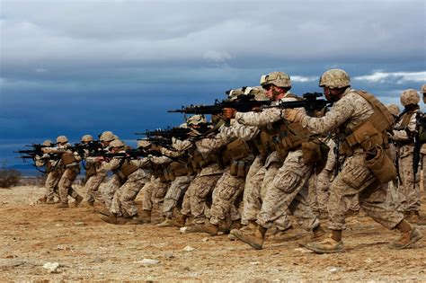 US Marines in training