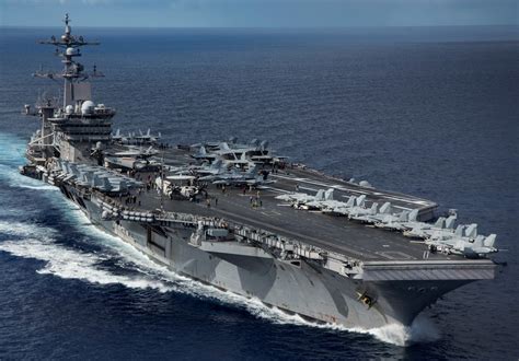 US Navy Aircraft Carrier USS Vinson