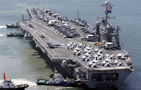 US Navy Aircraft Carrier