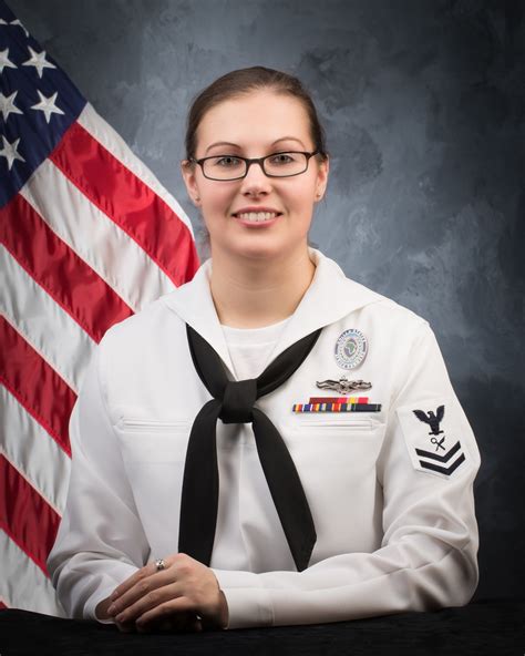 US Navy Intelligence Specialist at sea