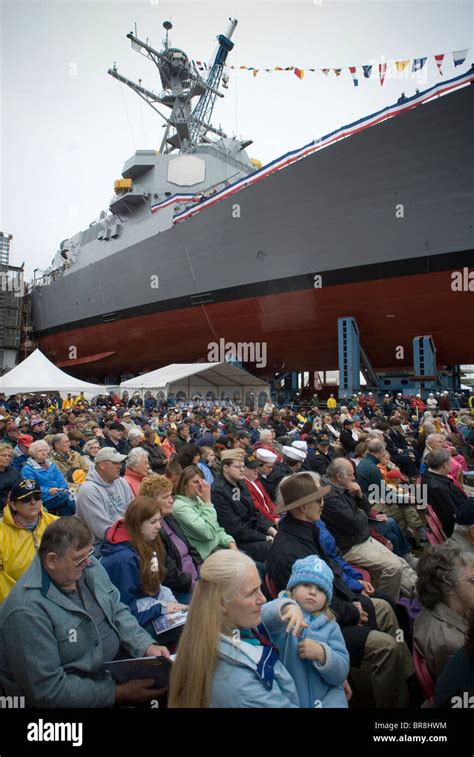 US Navy Ship Christenings