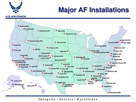 USAF Bases Installations