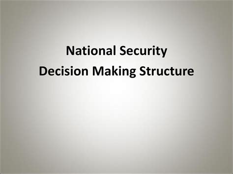 USAF Intelligence Support to National Security Decision-Making