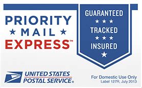 USPS Overnight Service Delivery Options