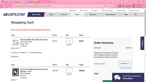 USPS Services that Offer Coupon Code Discounts