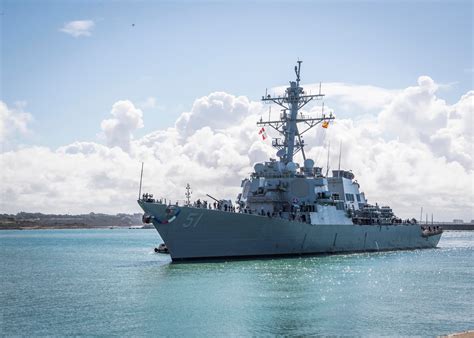 USS Arleigh Burke homeport shift