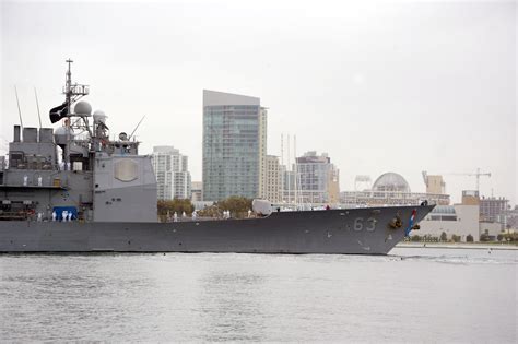 USS Cowpens gunnery