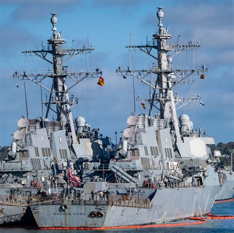 USS Donald Cook (DDG-75) in the Atlantic Ocean