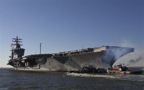 USS Eisenhower Deploying