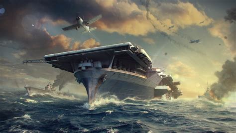 USS Enterprise Aircraft Carrier in World of Warships