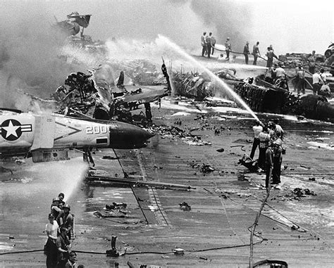 USS Forrestal Accident Image 9