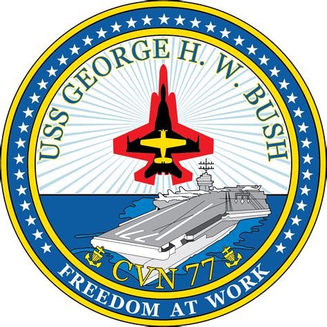 USS George H.W. Bush CVN 77 crest