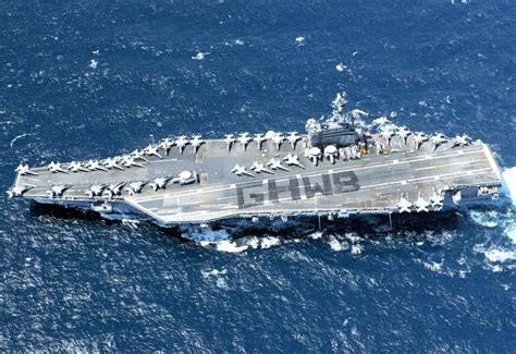 USS George H.W. Bush during its commissioning ceremony in 2009