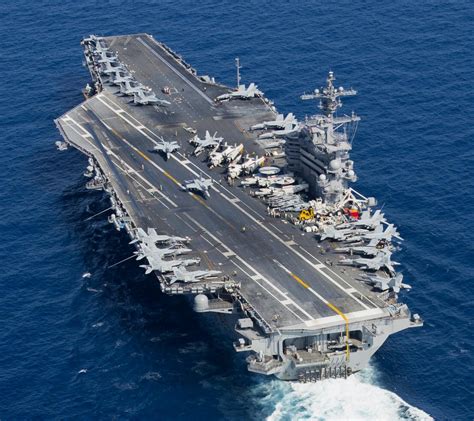 The library on board the USS George H.W. Bush