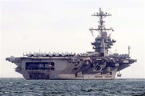 USS George Washington submarine in the open sea