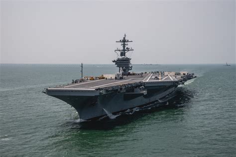 USS George Washington submarine in dry dock