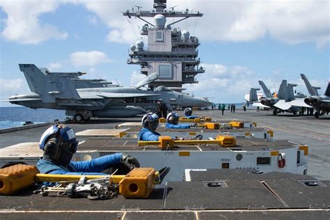 USS Gerald Ford Aircraft Carrier Crew Training