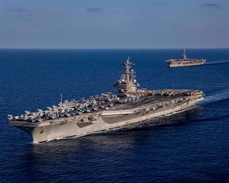 Aircraft on the USS H W George Bush