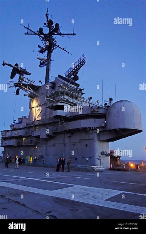 USS Hornet in San Diego Harbor