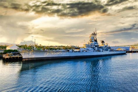 USS Iowa, a fast battleship that served in World War II and the Korean War