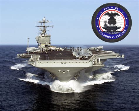 USS John C. Stennis ship's leadership team