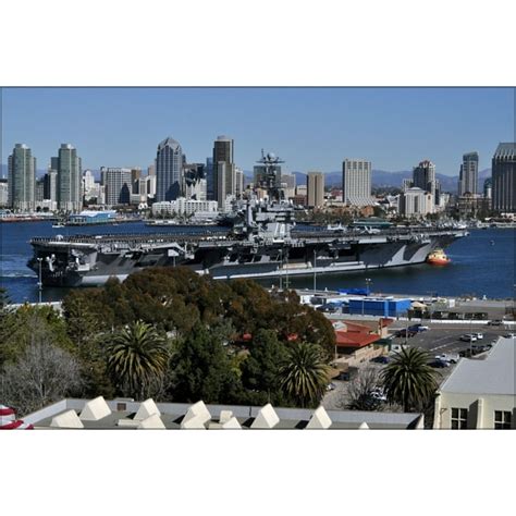 USS John C. Stennis in San Diego Harbor