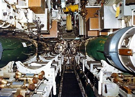 USS Kentucky Submarine Torpedo Room