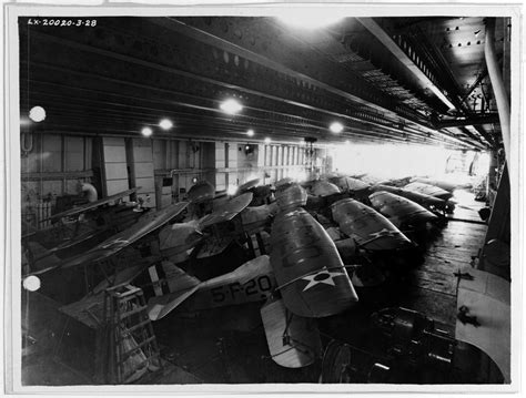 USS Lexington Hangar Deck