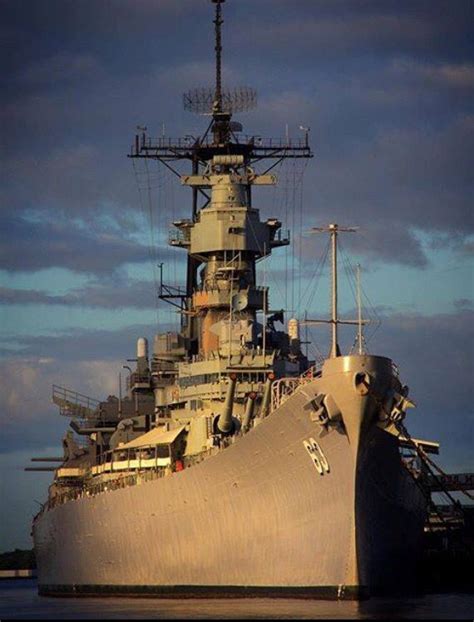 USS Missouri anchors aweigh