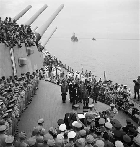 Japanese Surrender Ceremony on USS Missouri