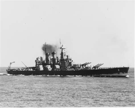 USS North Carolina in the 1950s