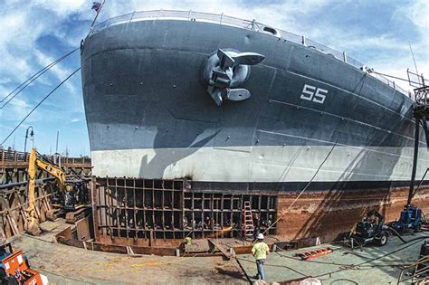 USS North Carolina construction