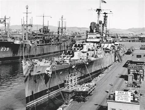 USS Oklahoma American flags