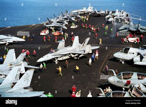 USS Theodore Roosevelt CVN 71 Flight Deck Operations