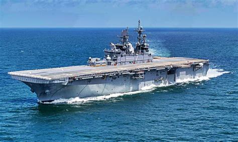 USS Tripoli LHA 7 sea trials