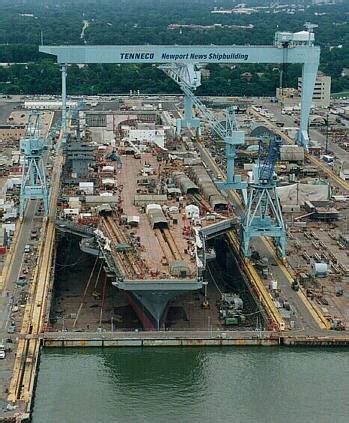 USS Truman Dry Dock Maintenance