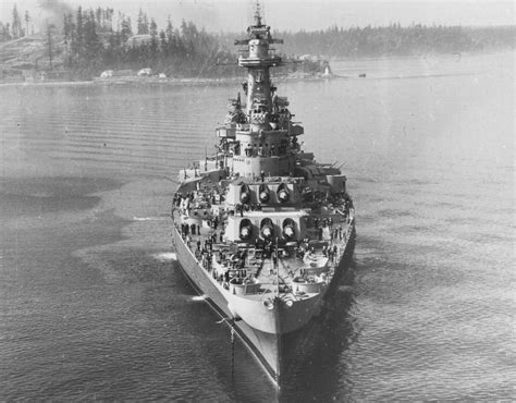 USS Washington BB-56 during the Battle of Guadalcanal