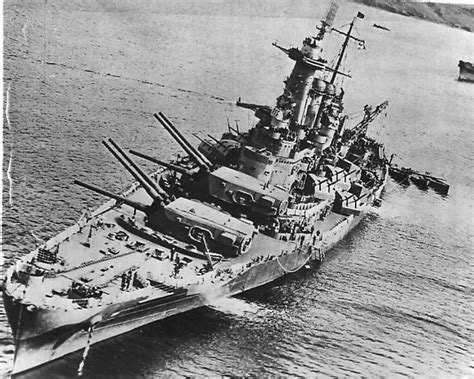 USS Washington BB-56 during the Battle of Guadalcanal