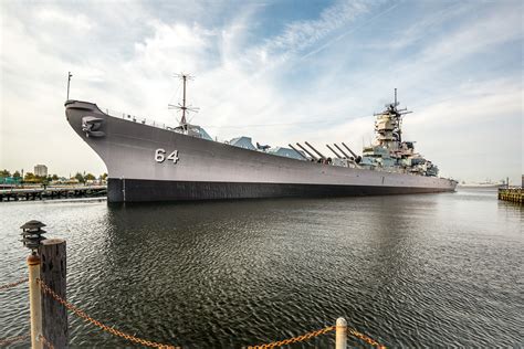 USS Wisconsin in action