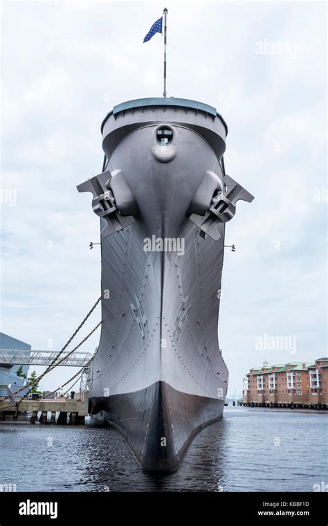 USS Wisconsin at anchor