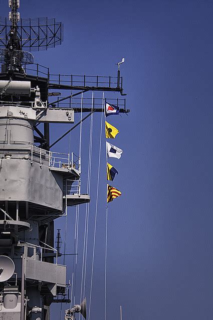 USS Wisconsin's flag