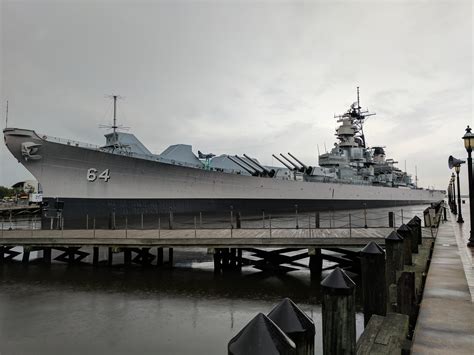 USS Wisconsin museum ship in Norfolk, Virginia