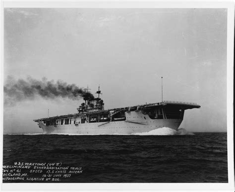 USS Yorktown (CV-5) Aircraft Carrier