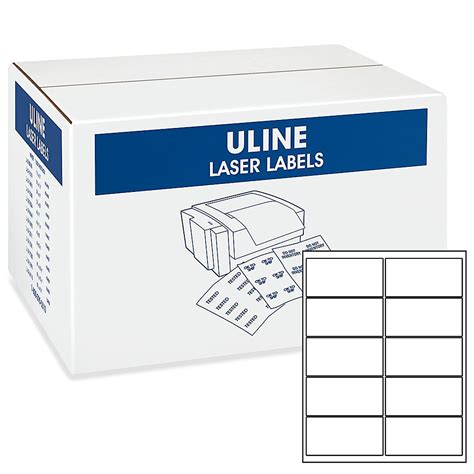 Uline Laser Labels Template