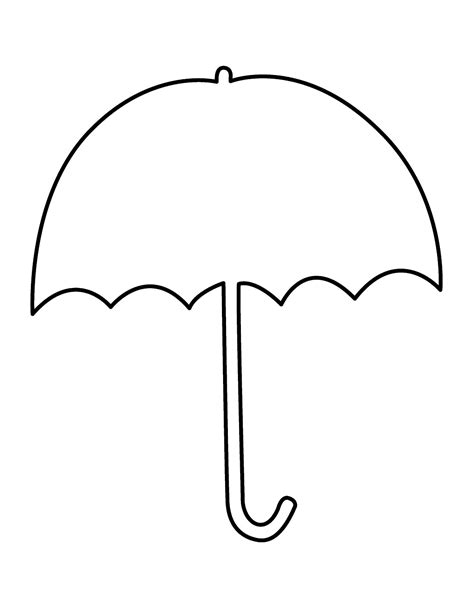 Umbrella Printable Templates Image 10